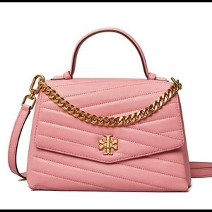 Pink Tory Burch Kira Satchel NEW